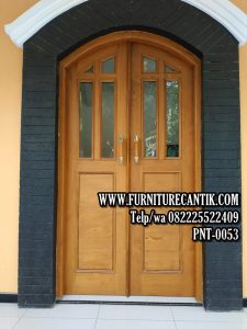 Pintu Rumah Mewah Minimalis kayu jati