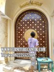 Jual Pintu Masjid Kayu Jati TPK Model Arabian