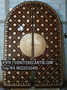 Pintu Masjid Kayu Jati TPK Ukiran