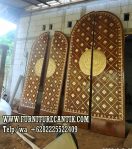 Pintu Masjid Kayu Jati Model Ukir