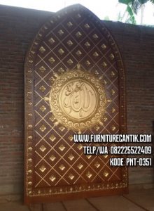 Pintu Masjid Nabawi Kayu Jati Bagus