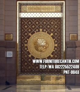 Pintu Kusen Masjid Nabawi Jati