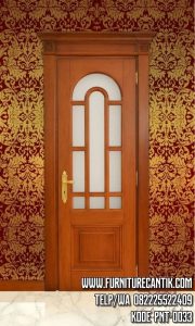 Pintu Rumah Mewah Minimalis Kayu Jati Warna