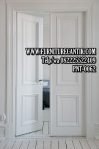 Pintu Utama Rumah Mewah Minimalis Putih