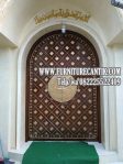 Jual Pintu Masjid Jati Minimalis Mewah Ukiran Arab