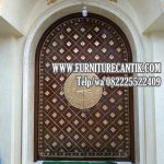 Jasa Pembuatan Pintu Kusen Masjid Dari Kayu Jati