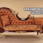 Sofa cantik Jati Mewah Kain Oscar