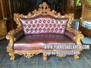Sofa Tamu Ukiran Mewah Jati TPK Blora