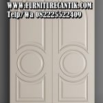 Pintu Rumah Kayu Jati Duco Minimalis Modern