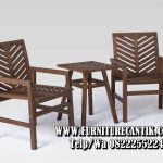 Kursi Teras Kayu Jati Minimalis Modern
