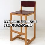 Kursi Bar Kayu Jati Solid Terbaru
