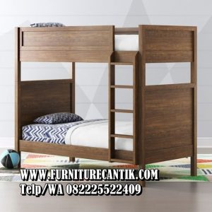 Tempat Tidur Tingkat Minimalis Natural