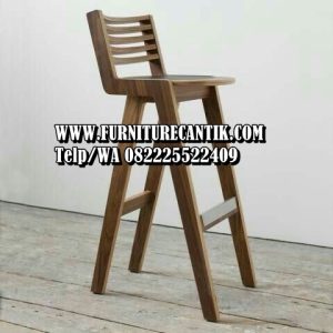 Kursi Bar Kayu Jati Terlaris Modern