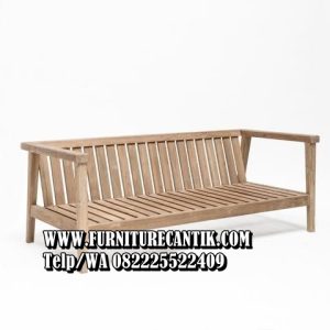 Kursi Teras Kayu Jati Modern Terbaru Natural