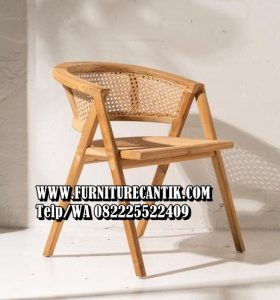Kursi Cafe Kayu Jati Retro Minimalis Jepara