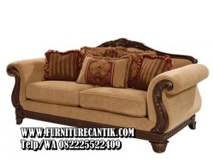 Kursi Sofa Kayu Jati Klasik Ukiran