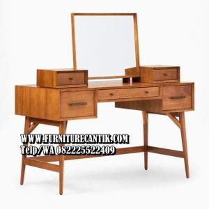 Meja Rias Kayu Jati Model Terbaru Mewah