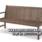 Kursi Teras Kayu Jati Modern Panjang Minimalis