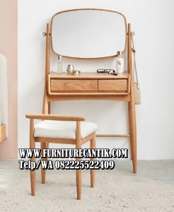 Meja Rias Kayu Jati Terbaru Modern