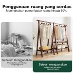 Gantungan baju kayu/Rak serbaguna pakain/Rak Pakaian/Gantungan