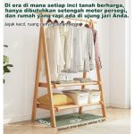 Gantungan baju kayu/Rak serbaguna pakain/Rak Pakaian/Gantungan