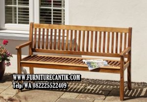 Kursi Teras Minimalis Modern Kayu Jati