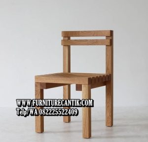 Kursi Cafe Kayu Jati Estetik Modern