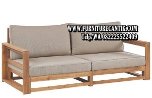 Kursi Sofa Minimalis Modern Jati