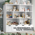 Lemari Mainan Kayu Jati Modern Cantik