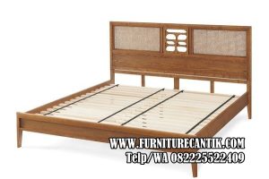 Dipan Minimalis Variasi Rotan Modern