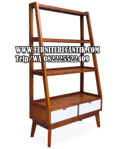 Rak Buku Minimalis Modern Serbaguna