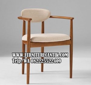 Kursi Cafe Minimalis Kayu Jati Modern Terbaru