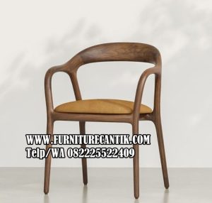 Kursi Cafe Sandaran Lengkung Aesthetic