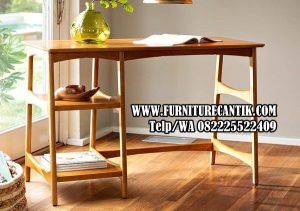 Meja Belajar Minimalis Kayu Jati Excellent