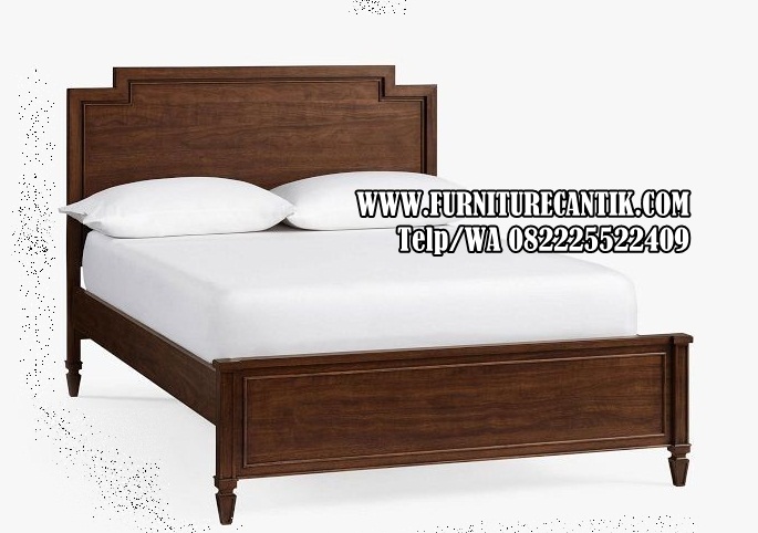 Dipan Kayu Jati Mewah Desain Vintage