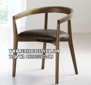 Kursi Cafe Kayu Jati Modern Japandi