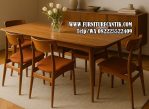 Meja Makan Kayu Jati Modern Scandinavian