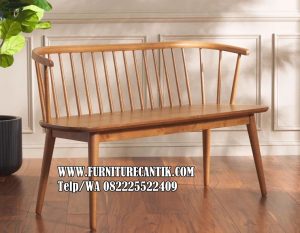 Kursi Teras Minimalis Jati Model Panjang