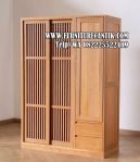 Lemari Pakaian Minimalis 2 Pintu Sliding