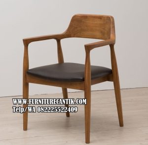 Kursi Cafe Kayu Jati Solid Modern Terbaru