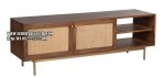 Meja TV Minimalis Modern Laci Rotan